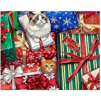 Quebra-cabeça de Gatos Natalinos Astutos para Adultos DDA681