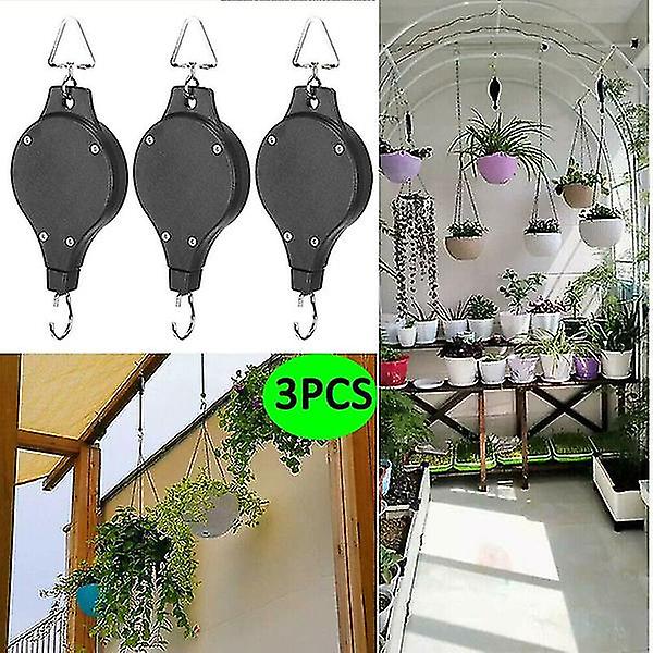 Poulie de plantes rétractables pour suspendre des plantes