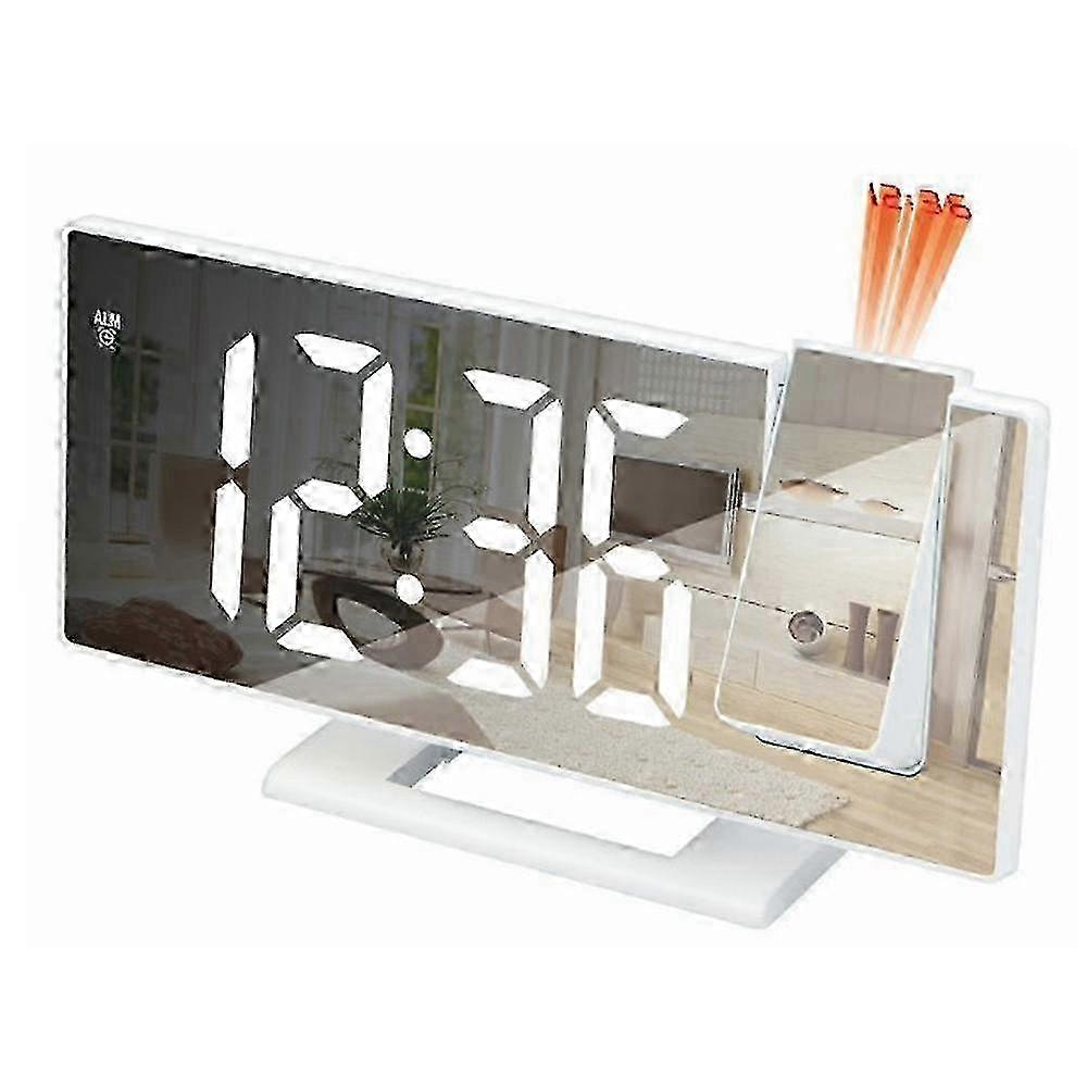 LED projection clock multi-function digital alarm clock automatic photosensitive electronic clock
