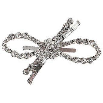 Elegant Rhinestone Bowknot Shoe Clips Wedding Footwear Decor Clips