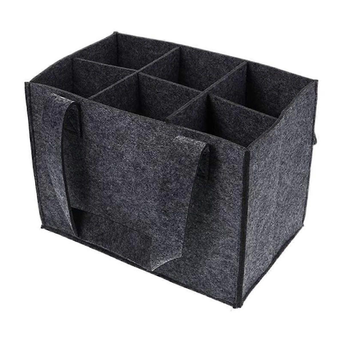 Felt 6-Compartment Bottle Bag