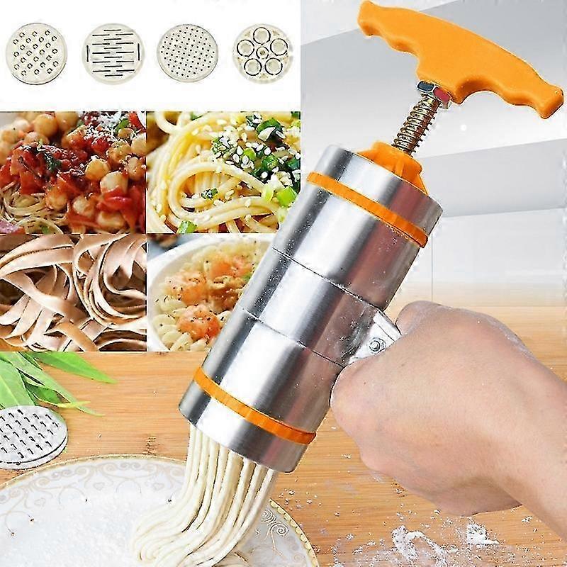 4-Mold Manual Stainless Noodle Maker