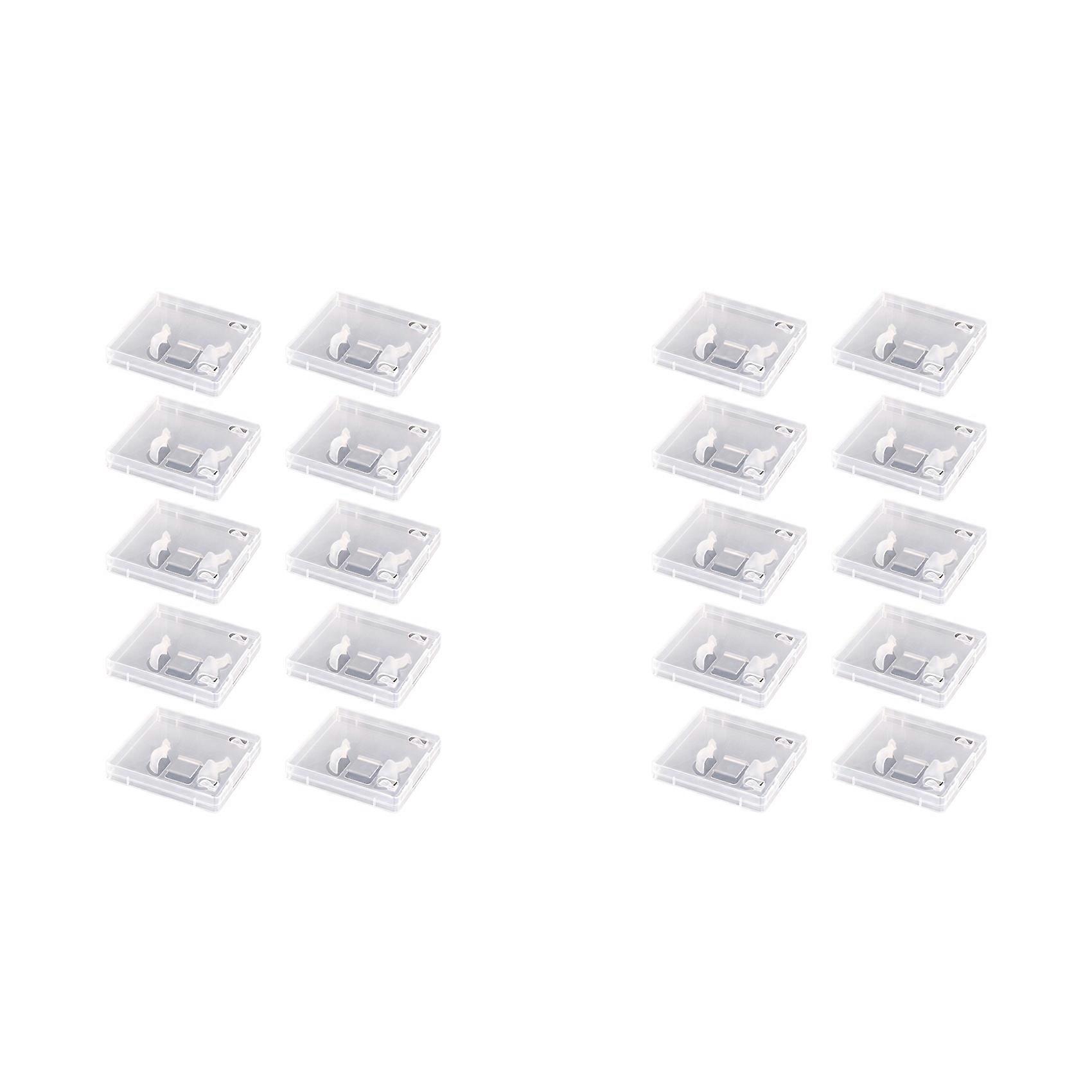 20pcs USB Flash Drive Boxes Protector Transparent Clear Storage Case Dustproof USB Stick Packaging for Memory Drives