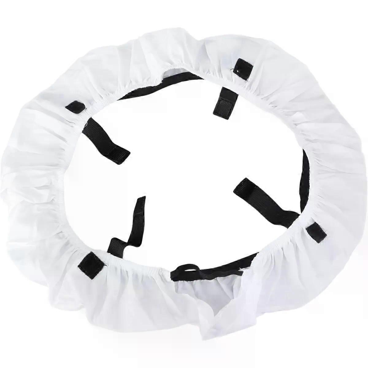 18 Inch Foldable Ring Light Flash Diffuser with Nylon White
