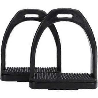 2pcs Horse Stirrup High Strength Plastic Stirrups Safety Horse Riding Stirrups(L)