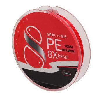 Fly Fishing Line PE 8 Strands 0.38mm Diameter 100m Length 25kg Pull Floating Line for Carp
