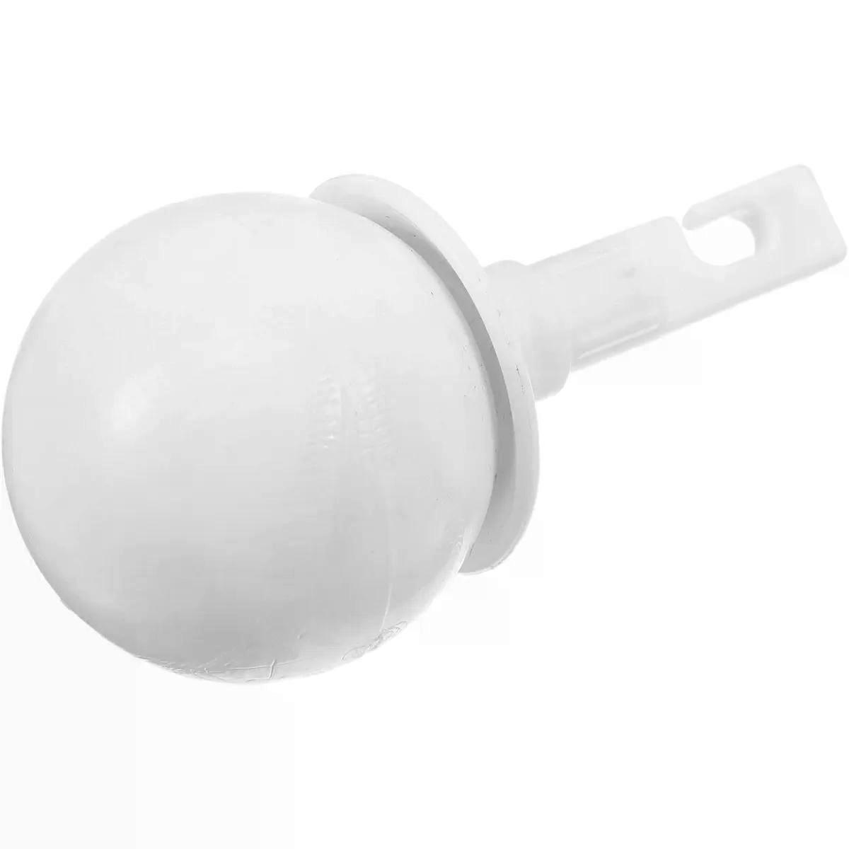Hook Blind Cane Tip with Rotating Ball Head Plastic White