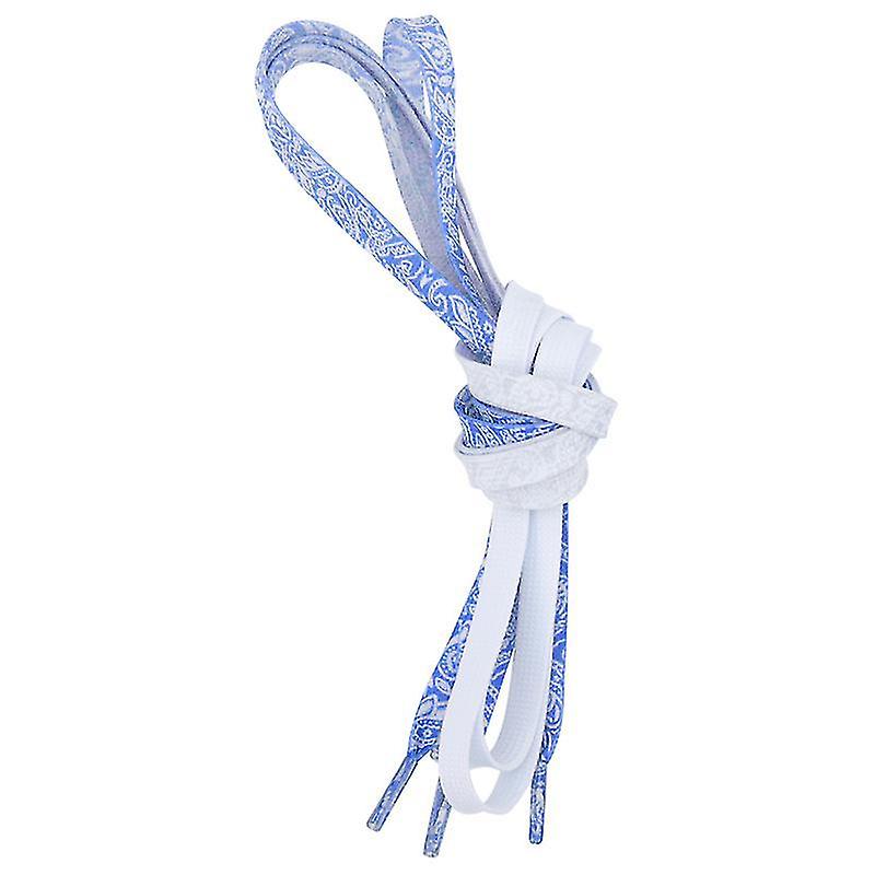 140X0.8cm Unisex Shoelaces 1 Pair Flat Shoelaces Fashionable Gradient Pattern Shoelaces Elastic Snea