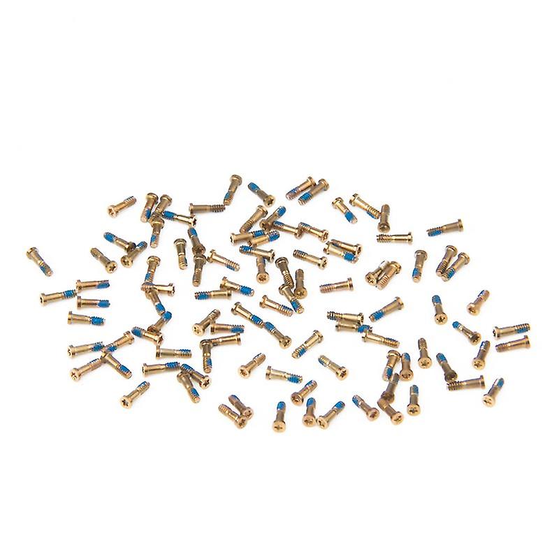 100 x replacement screws screw set for Apple iPhone 6 S / 6 S plus replacement spare parts gold