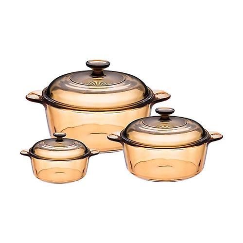 Amber set 3 pieces pots 3 units