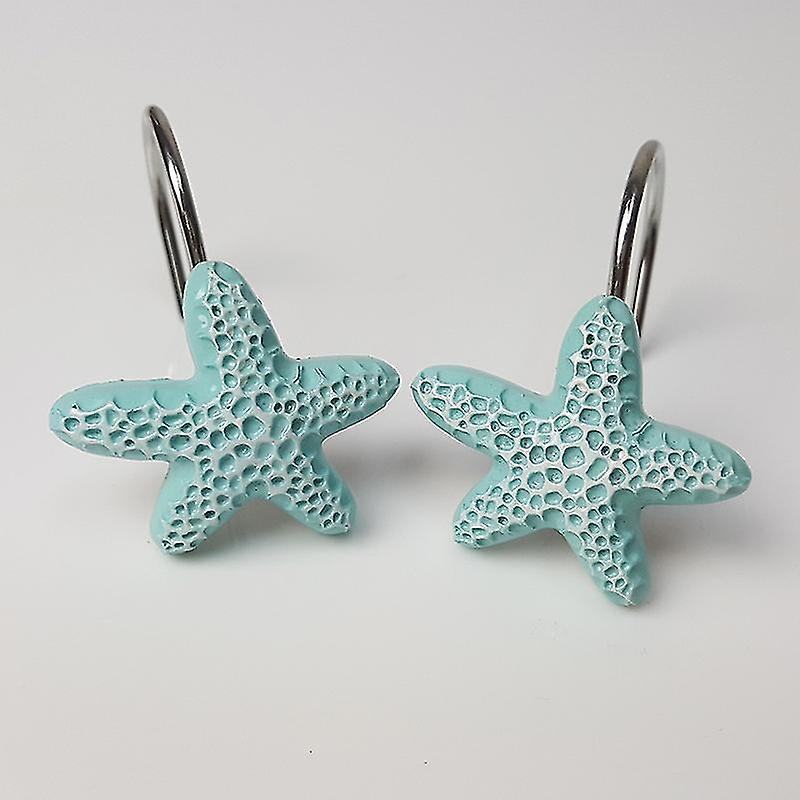 Shower Curtain Hooks Beach House Starfish