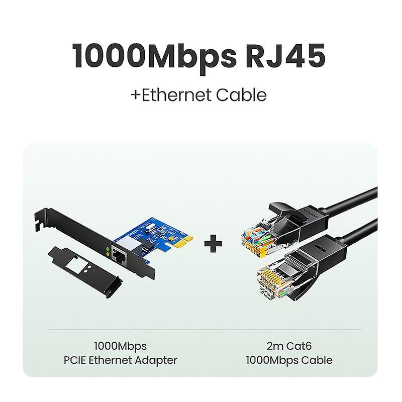 Pcie Usb Ethernet Adapter 1000mbps Network Card For Desktop Pc Windows