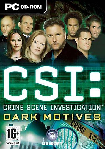 CSI Crime Scene Investigation - Dark Motives - PC CD - New & Sealed