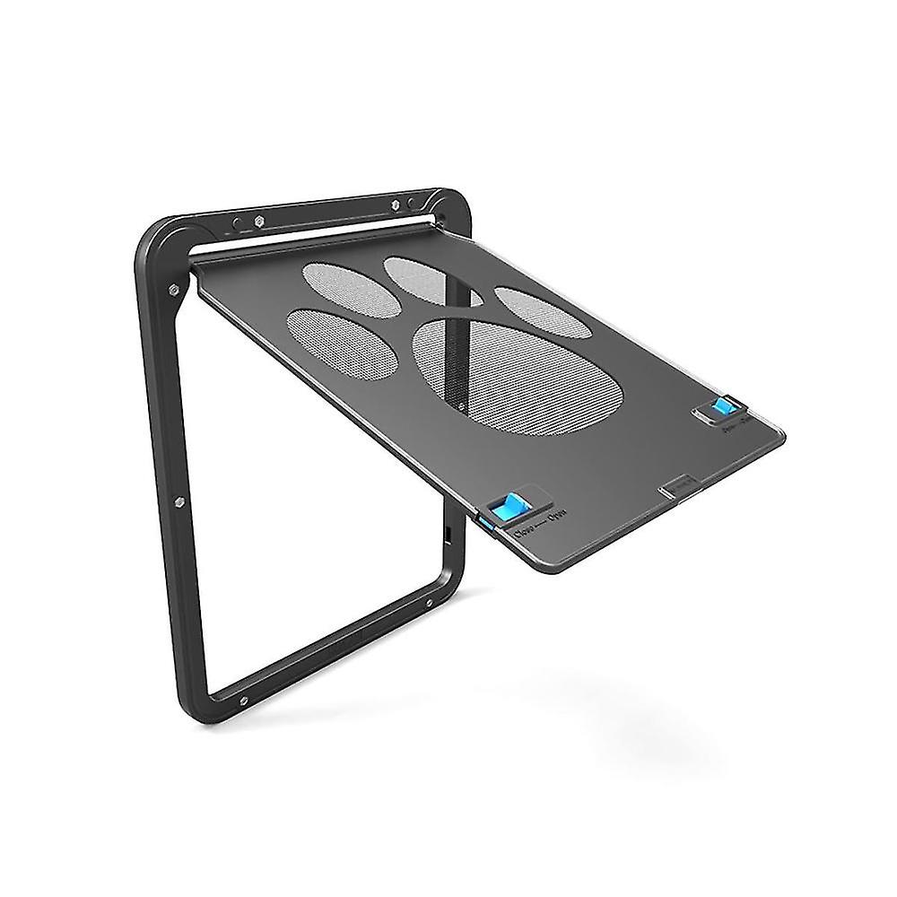 Pet Kitty Dog Door Flap Gate Opener Controlled Entry Electronic Screen Window Protector Wall Mosqui