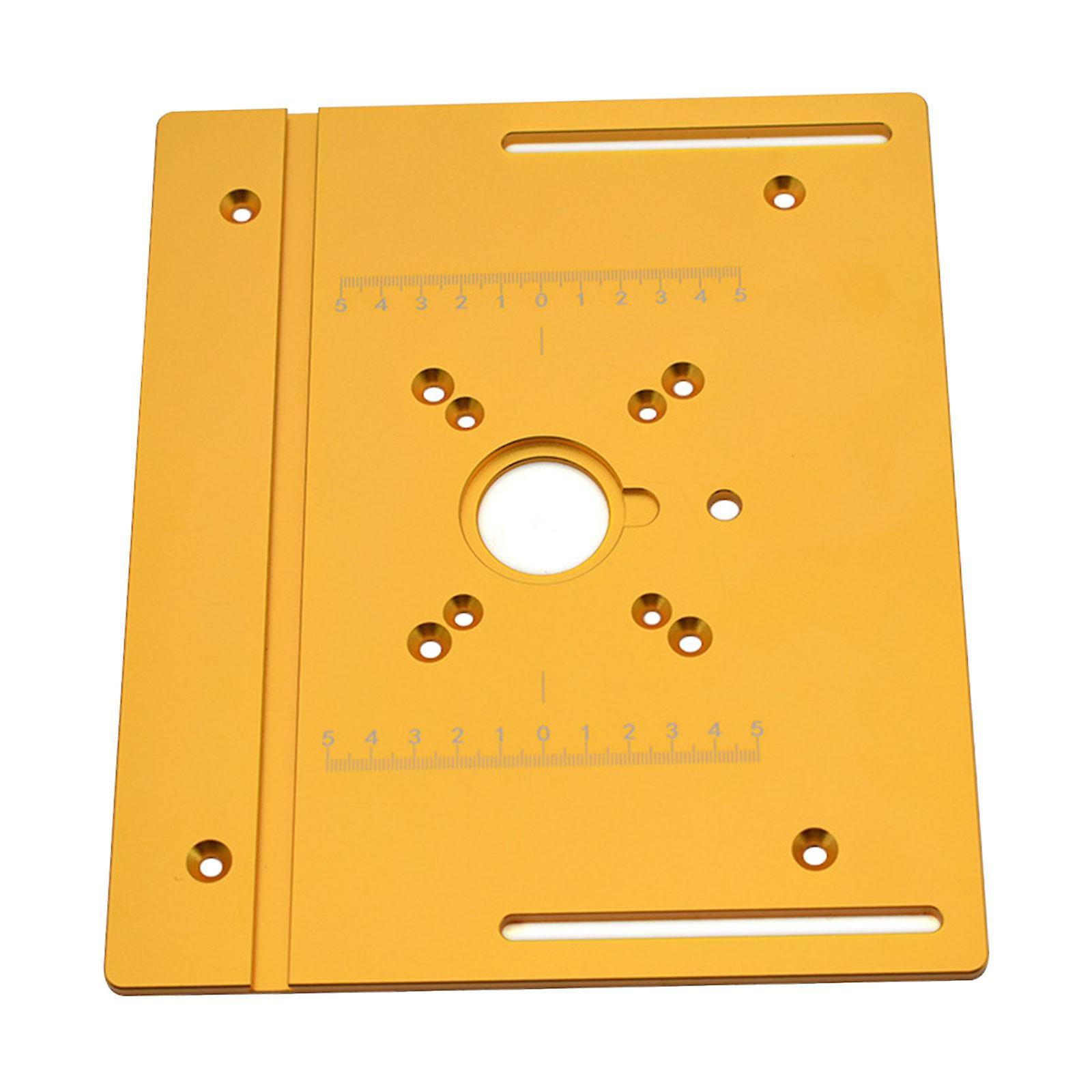 Router Table Insert Plate 20cmx24cm for Milling Projects Table Saw Workbench only plate