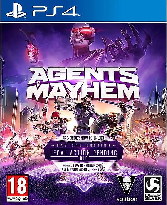 ps4 - Agents Of Mayhem (1 Games) - New & Sealed