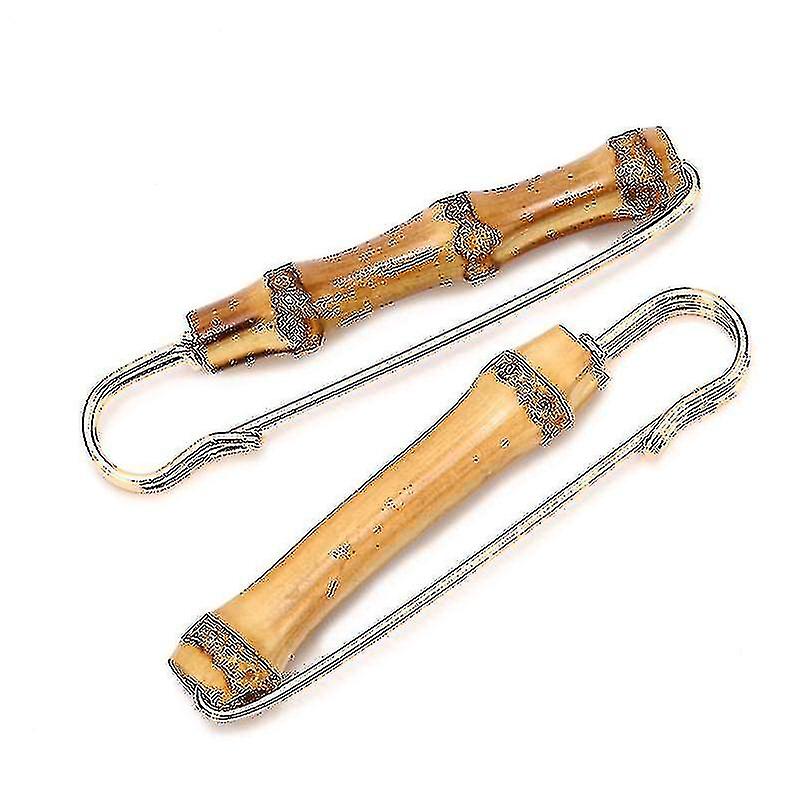 Naturlig bambu stift plagg tröja brosch klämma