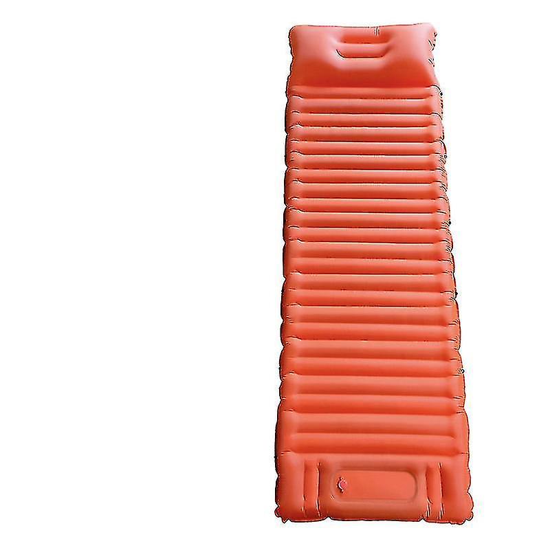 Outdoor Camping Sleeping Pad With Foot Pump Thicken Camping Mattress Ultralight Waterproof For Campi
