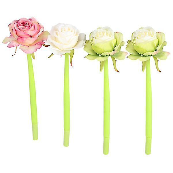 4pcs Practical Durable Smooth Creative Stationery Gel Pens For Home Office