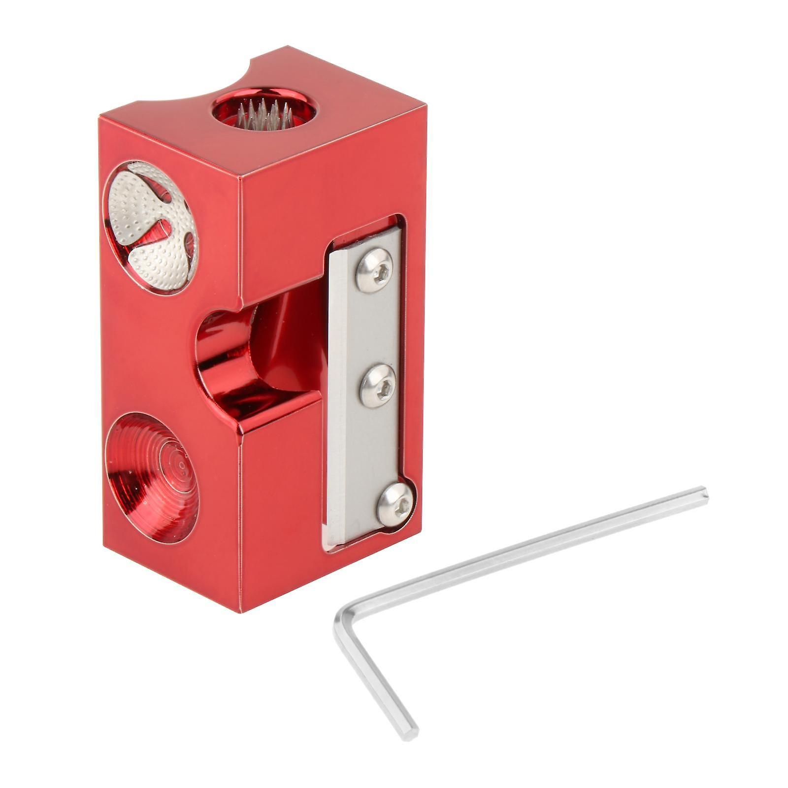 Pool Queue Tip Repair Tool Langlebiger praktischer multifunktionaler Tip Repair Shaper Schwarz