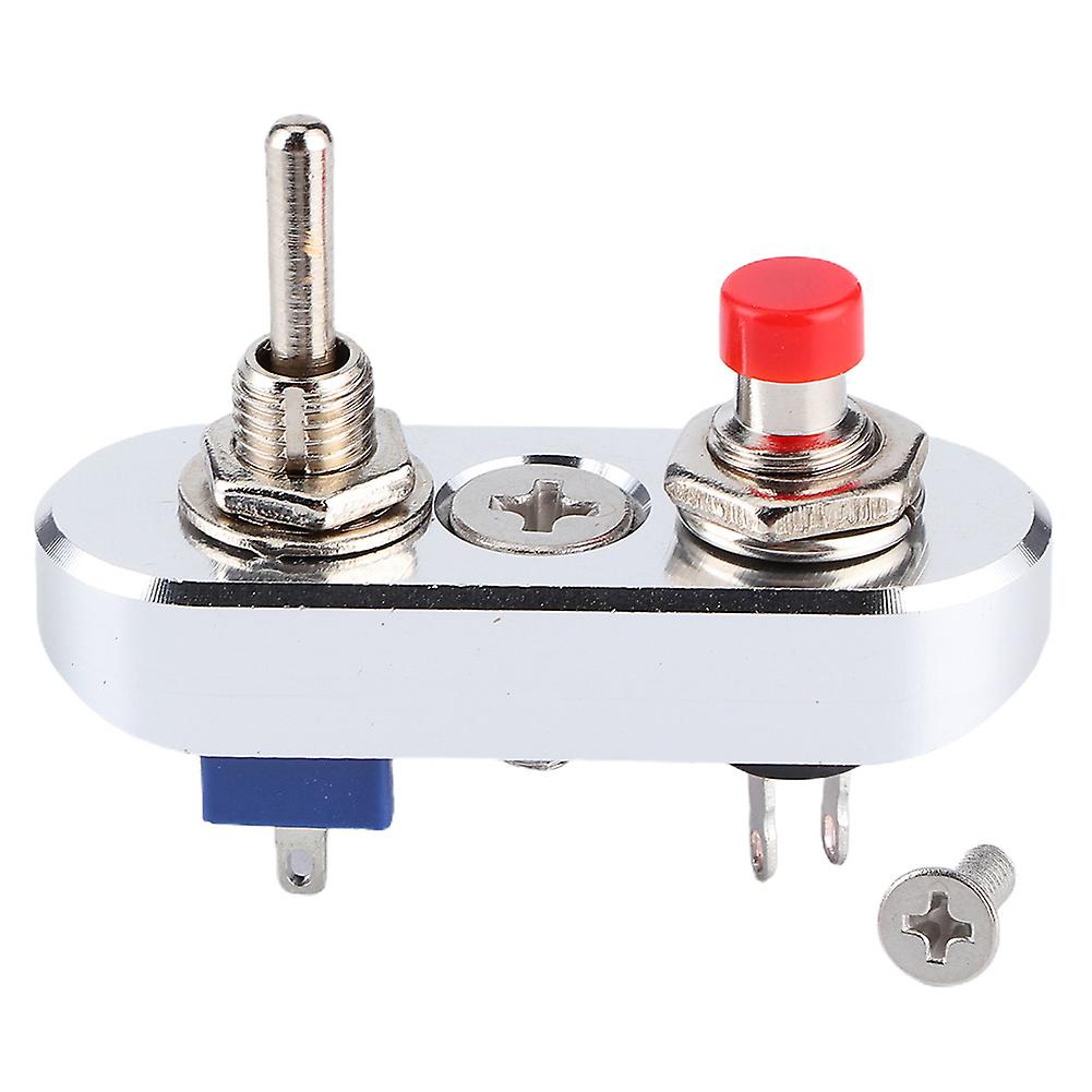 Interrupteur à bascule à bouton-poussoir momentané à réinitialisation automatique, 3 broches, 2 positions, 220 V, 3 A