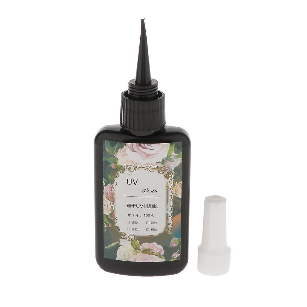 Clear UV Resin Hard Type Glue Crsytal Epoxy for Resin Casting DIY  100G