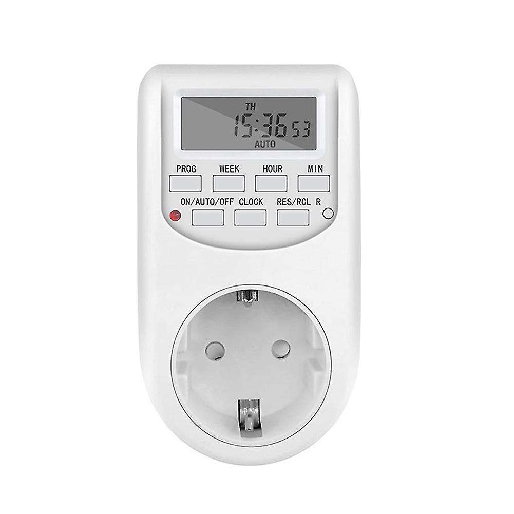 LCD Smart Timer Switch Socket Control Plug in Socket Programmable Switching