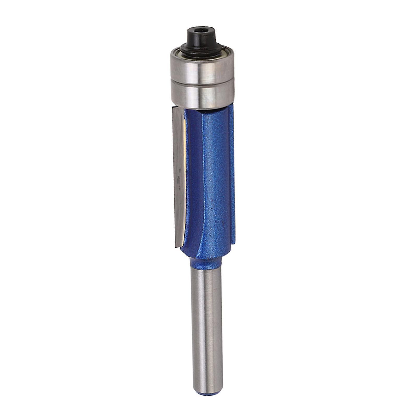 Flush Trim Router Bit 1/4" Shank Double Bearings Carbide Cutter