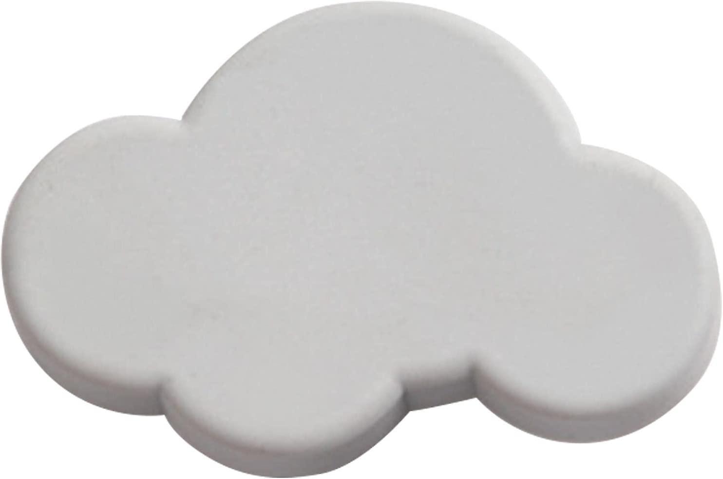 Soft Rubber Knobs, 6 Pcs Cartoon Cloud Shaped Cabinet Knobs Kids Room Pulls Cute Drawer Knobs for Ca