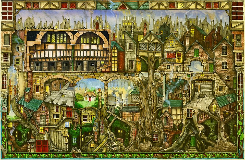Tree Town Variant 1 Poster