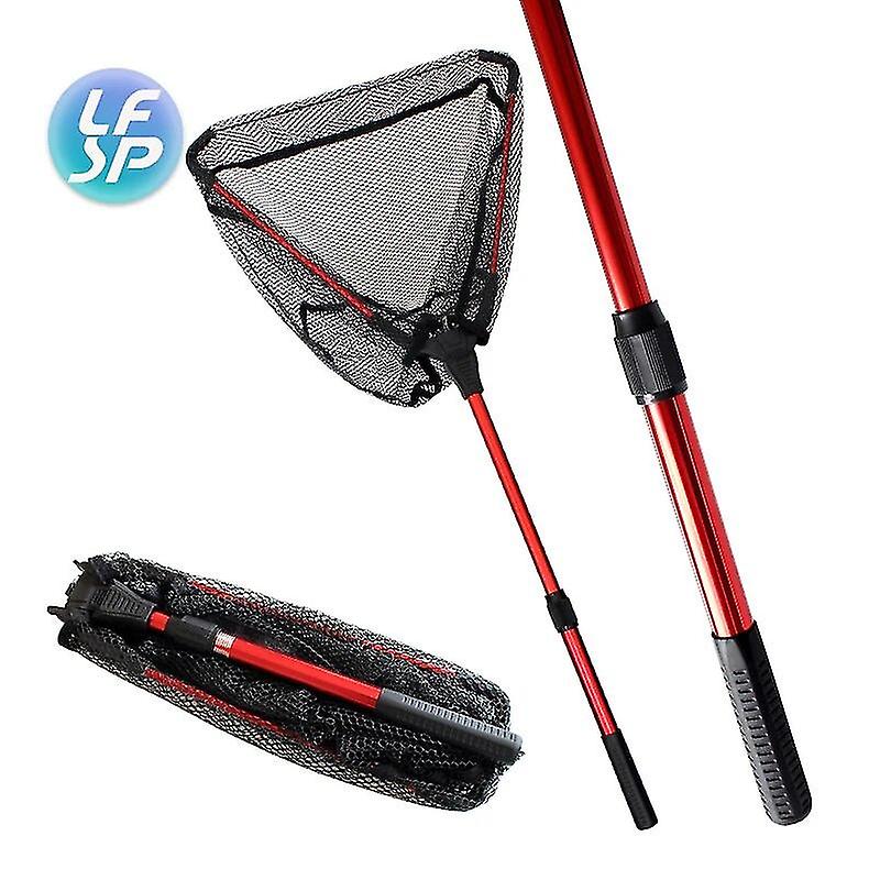 Folding Fishing Net with Soft Rubber Landing Net and Eva Handle
