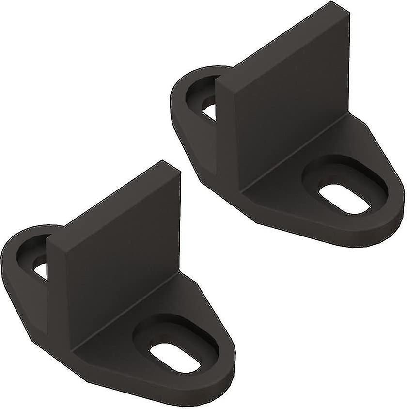 Black Aluminum Floor Guide For Sliding Barn Door Hardwareblack2pcs