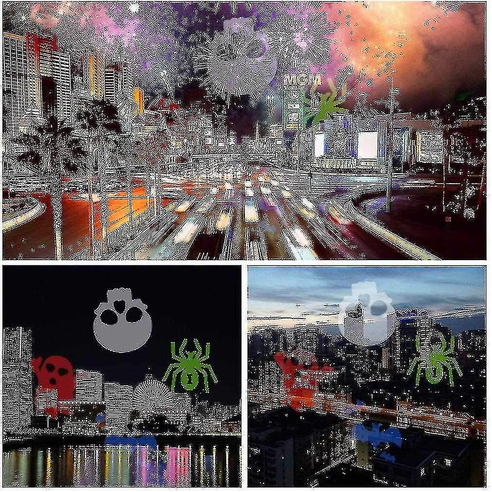 4w Led Halloween Projector Bulb Voice Control Speed Adjustable Led Light