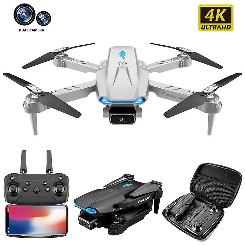 Wifi Fpv With 4k Dual Camera Air Pressure Altitude Hold Gravity Sensing Foldable Rc Quadcopter Rtf