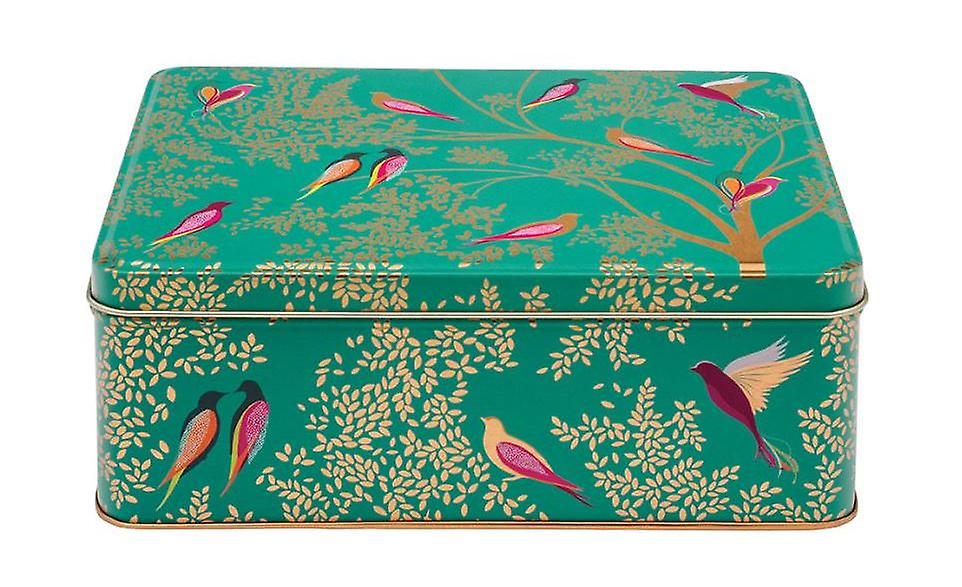 Sara Miller Green Bird Storage Tin