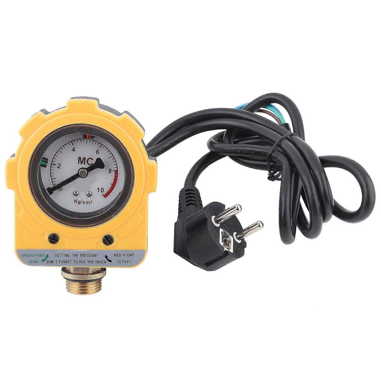 220v 10 Bar Pressure Controller Unit Electronic Switch For Water Pump (eu Plug)