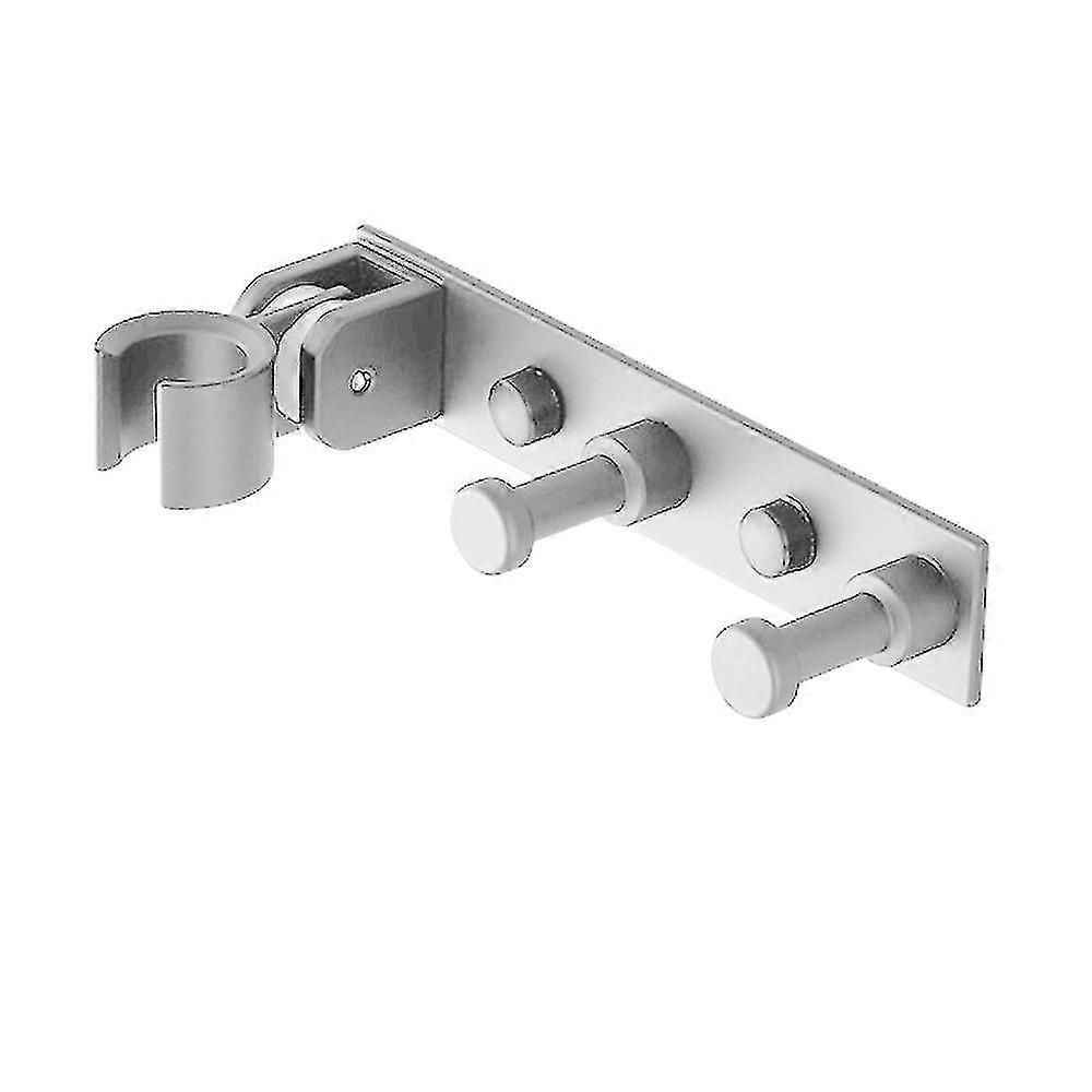 Shower Head Bracket Wall Bracket Hand-held Bracket Adjustable Shower Head Bracket (silver) (1pcs)