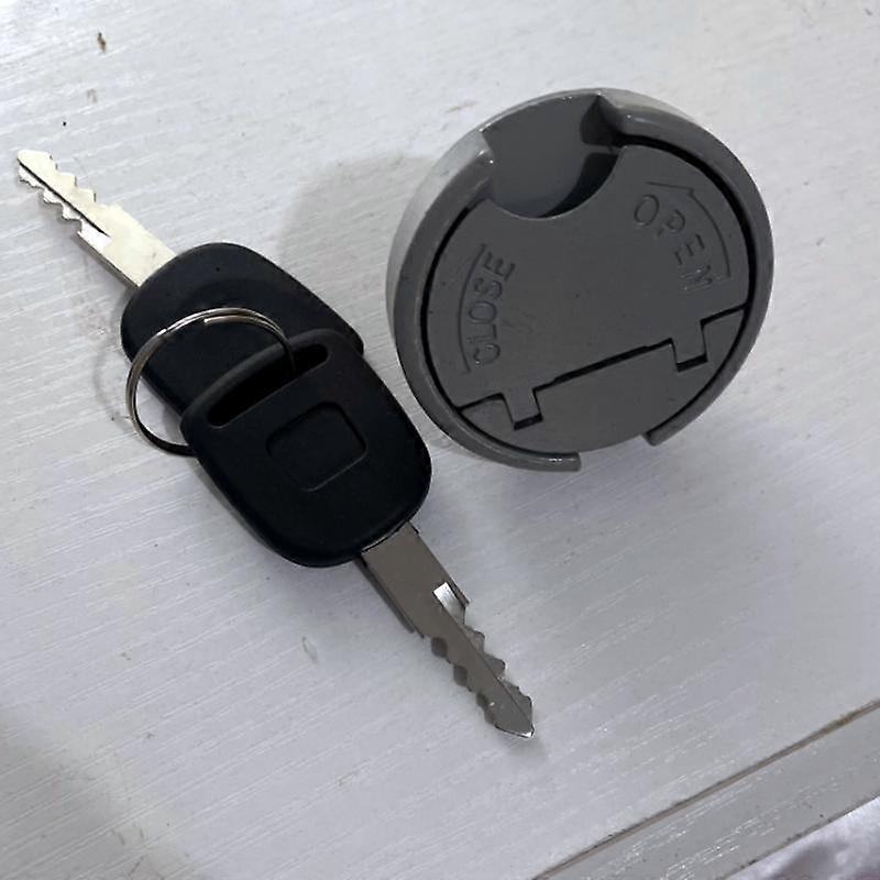 NEW Gas Tank Lock Cap with Keys Stainless Steel Parts Universal Gas Filler Cap for Scooter Motorcycle