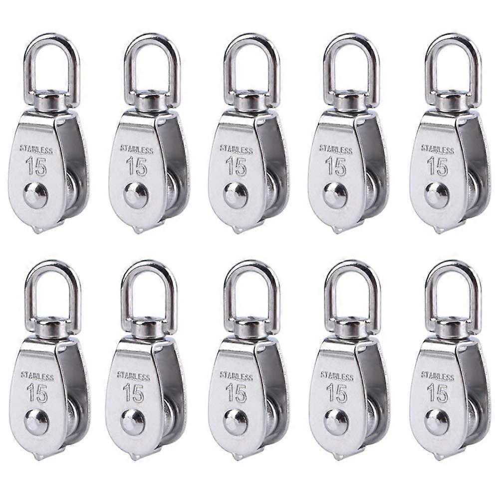 10 stainless steel wire rope crane block M15 lifting crane turn hook single block wire tug