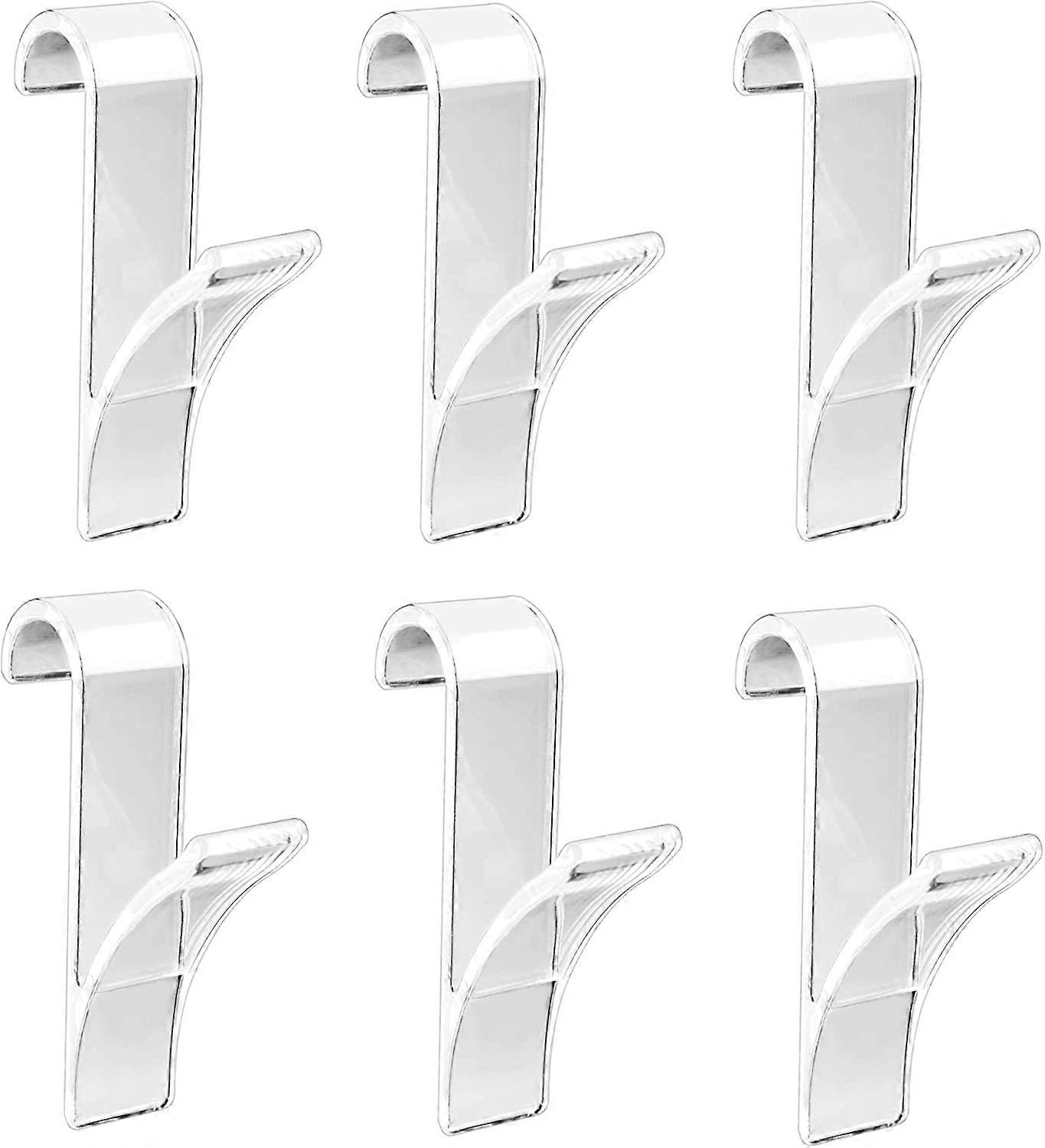 Towel Radiator,6 PCS Radiator Hook Transparent Hanging Hook Towel Rack Hook for Heated Towel Rack