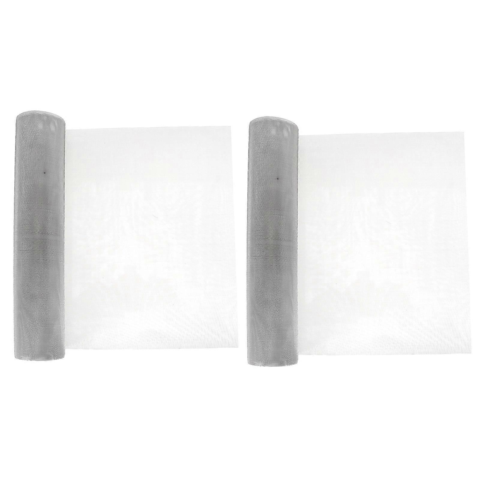 2pcs Stainless Steel Woven Wire Mesh Metal Mesh Insect Mesh Pest Proofing Mesh