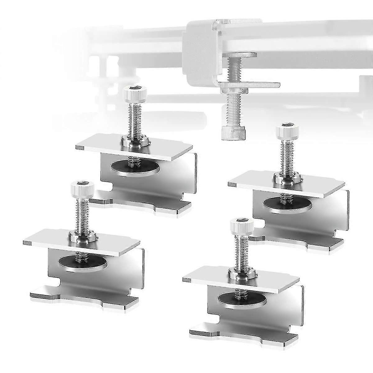 Glass Bed Clips Clamps, Adjustable Stainless Steel 3d Printer Heated Bed Clips, Compatible With Ender 3/3 Pro/3 V2/3s, Ender 5/plus, Cr-10/10s Pro, Cr