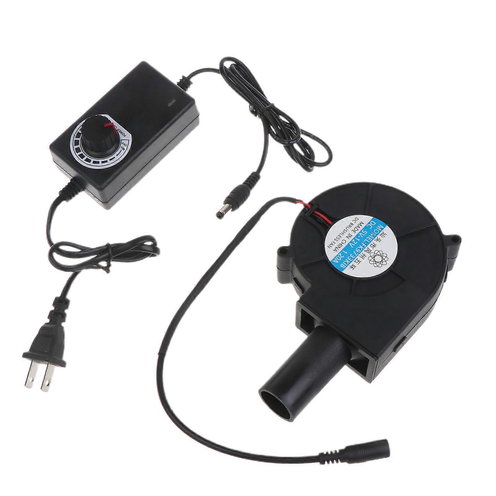 100-240V AC Powered Fan 9730 Adjustable Speed 168cm US Plug for Picnic Grill