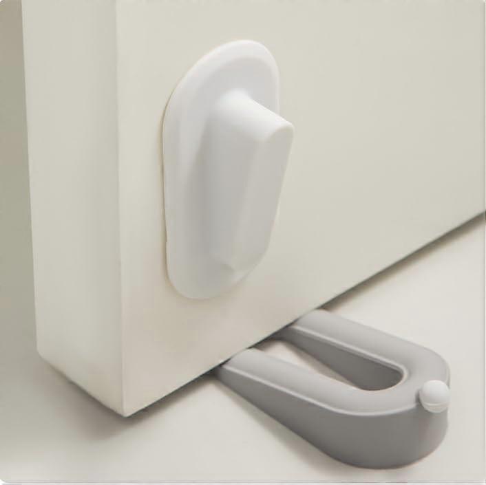 Türkeil Gummi Türstopper Grau Türkeile Schwerlast-Türstopper, funktioniert auf allen Etagen - 2er-Pack