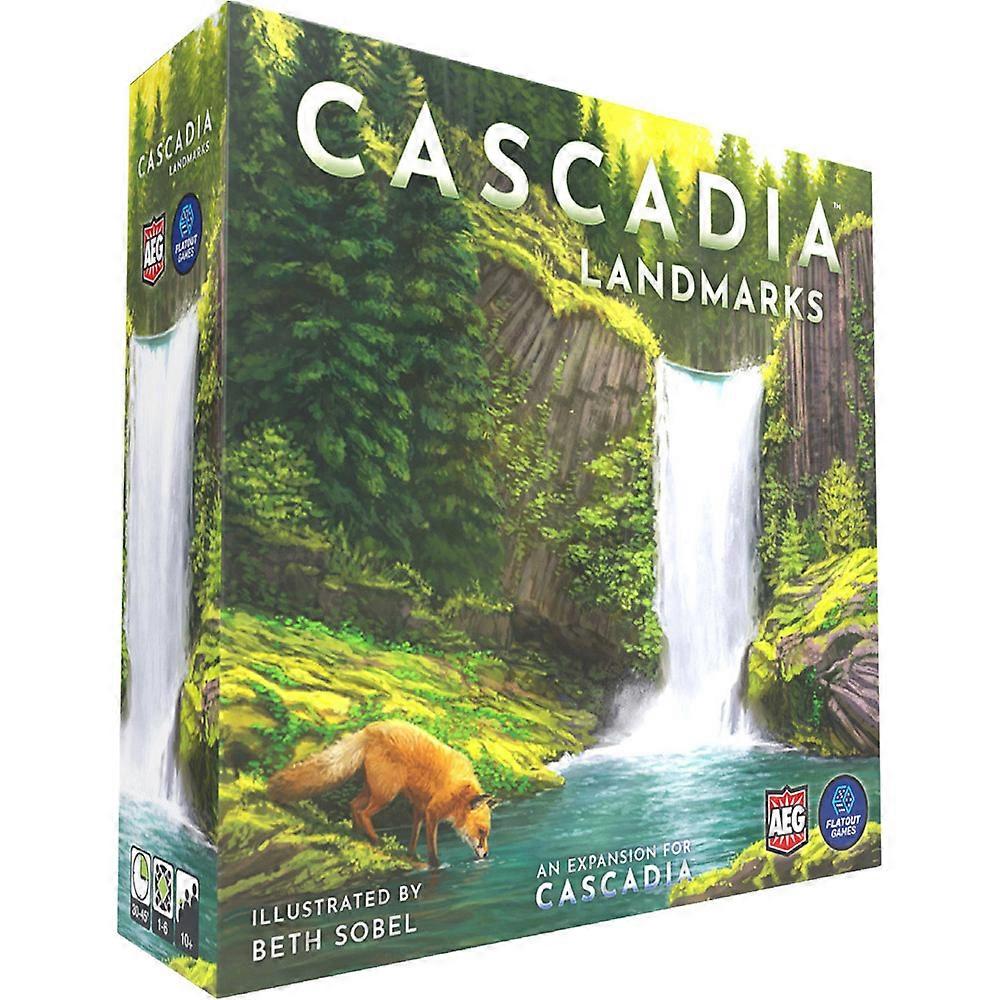 Cascadia Landmarks Expansion Game w/ Scenic Features and Strategic Gameplay