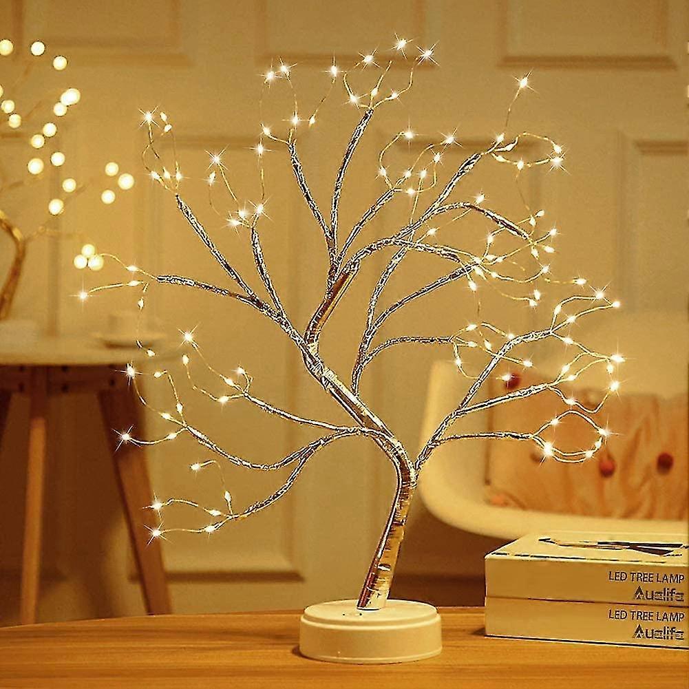 Led Tree Lights Warm White Usb Bonsai Tree Light