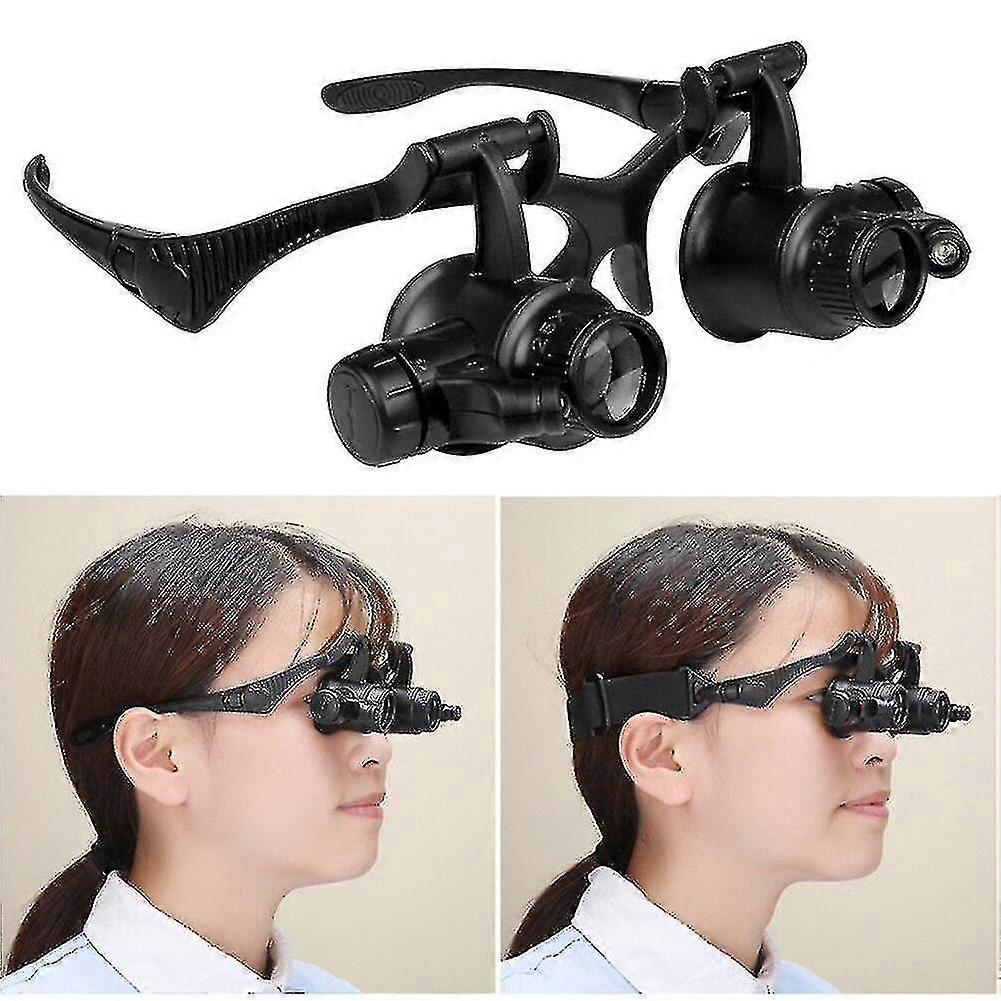 Lupa Cuentahilos Lupa De Cabeza Con LED ¡8 Lentes