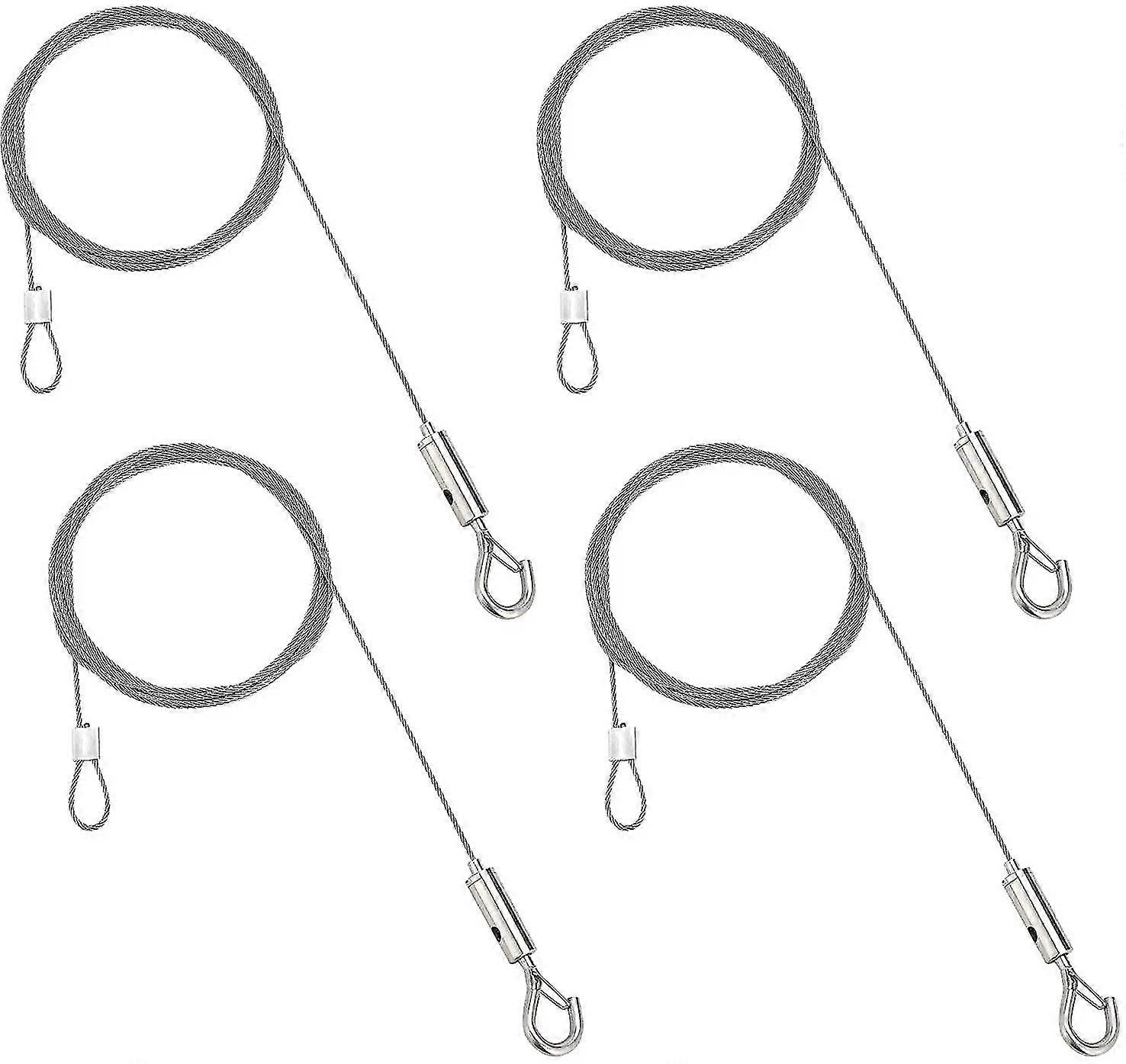 hanging wire adjustable mirror hanging wire (2m) for mirror lamp and planter basket (4 pcs) betterlifefg