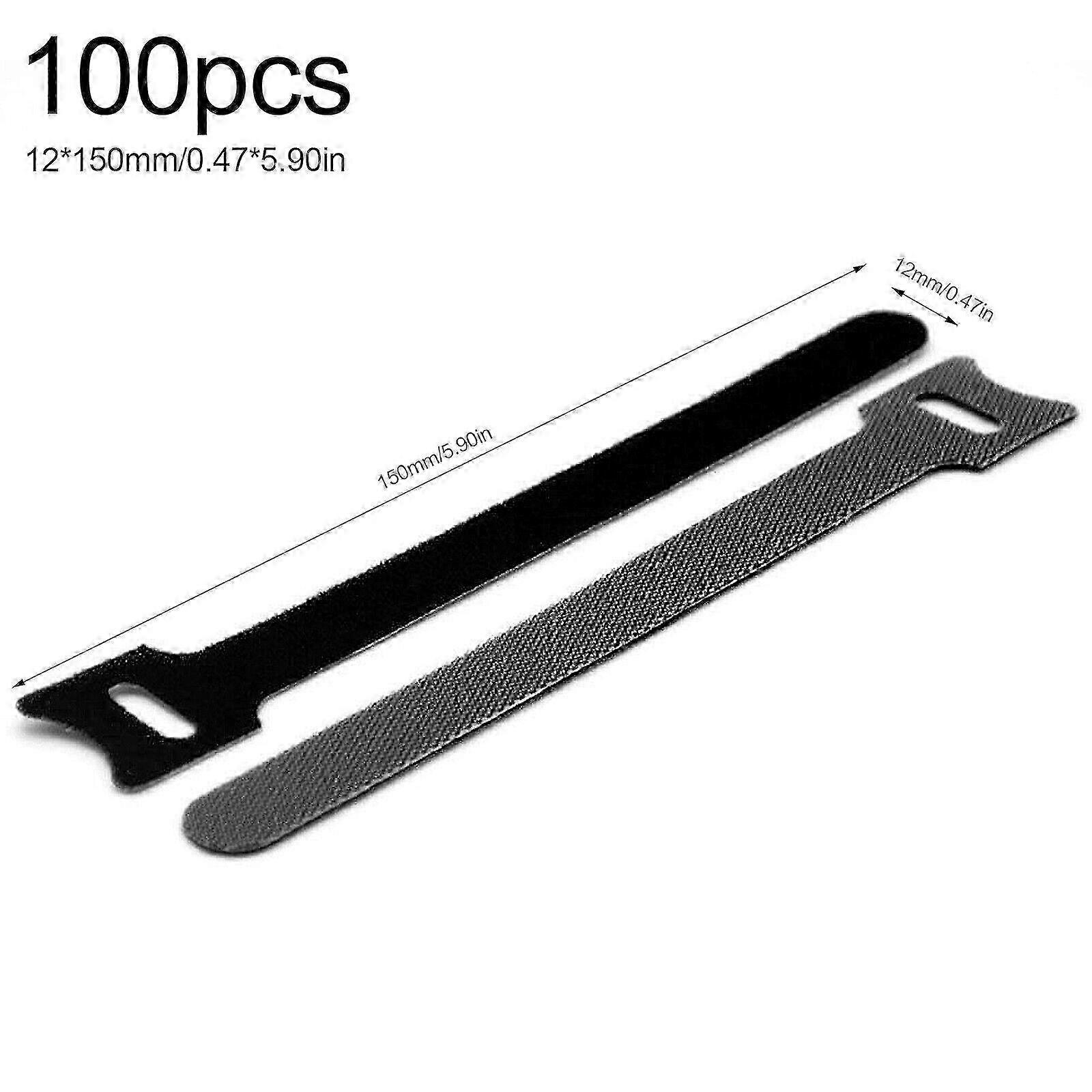50 Pack Hook Loop Straps, Adjustable Wire Organizing Cords Fastening