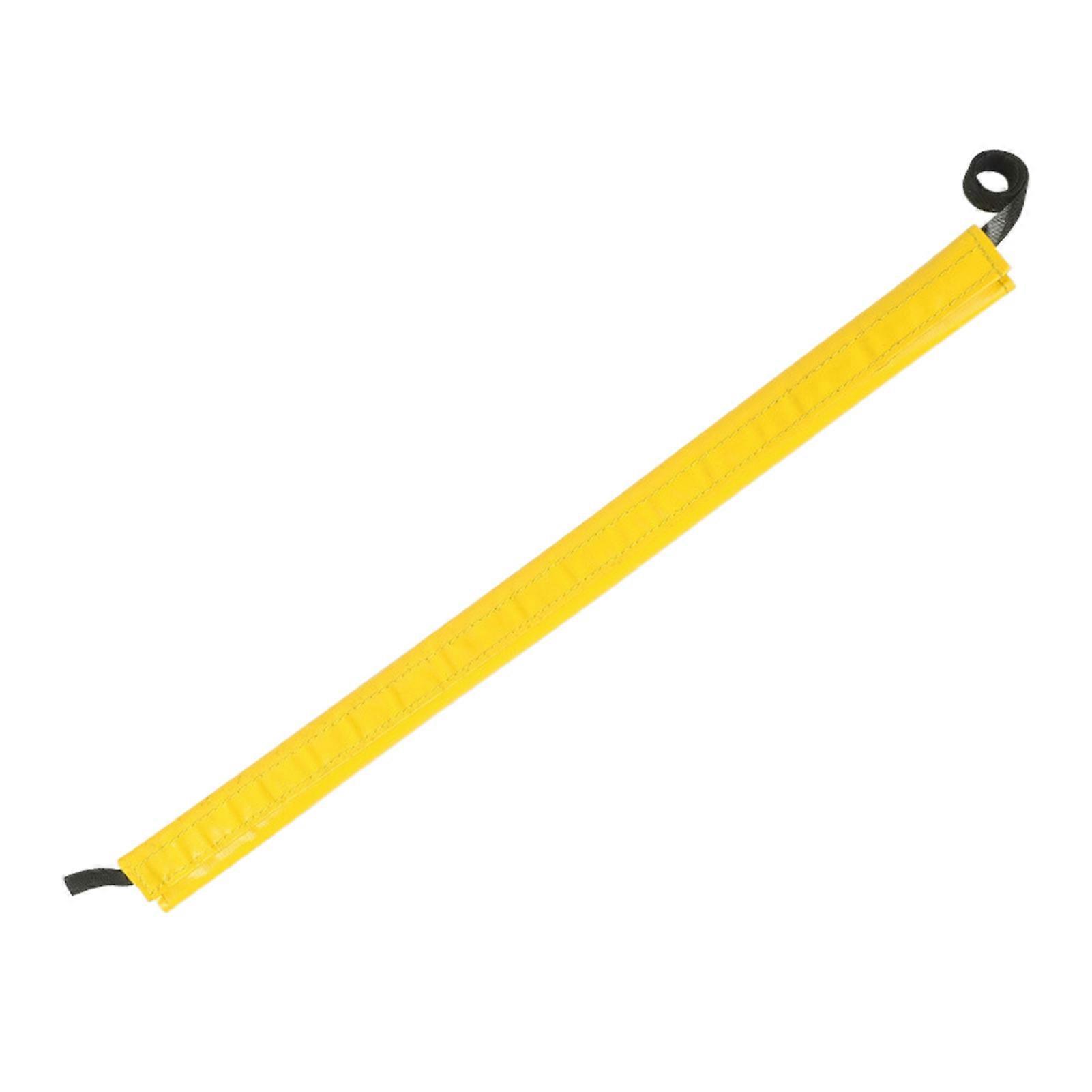 Rope Cover Portable Anti-Wear Climbing Rope Protector Sleeve with Fastener Tape Firmly Fixed Foldable Rope Protector Accessory